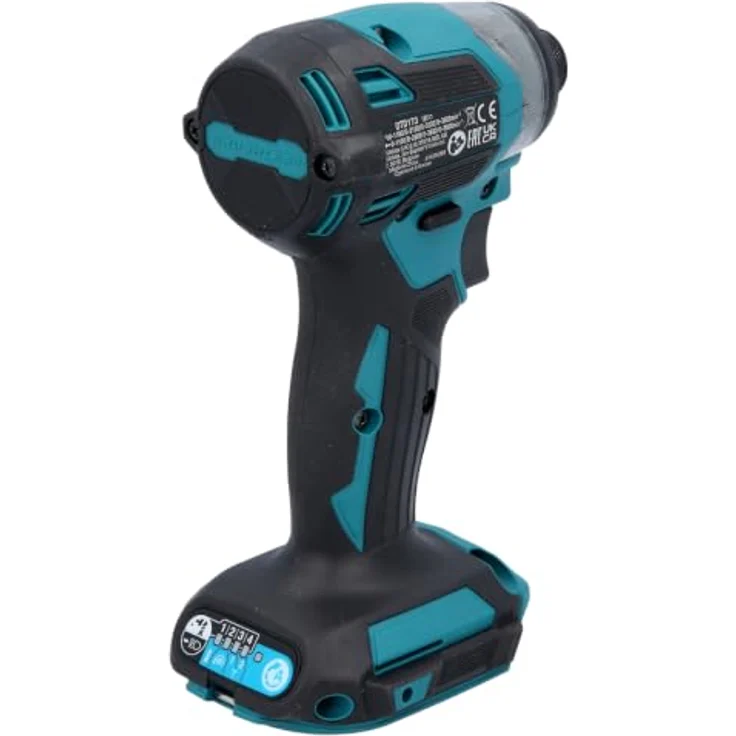 Makita DTD173ZJX2 Akku-Schlagschrauber, 18 V, 180 Nm, ultrakompakt, mit Makpac-Gehäuse und 38-teiligem Impact Premier Torsions-Bit-Set – Bild 5