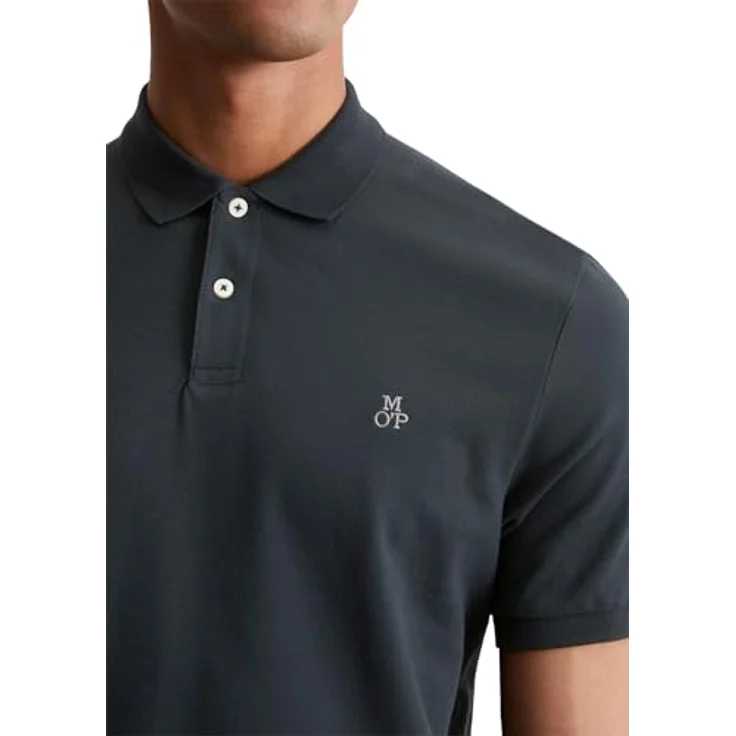 Marc O'Polo Poloshirt, Logodruck, Piqué-Stoff aus Baumwolle, robust, atmungsaktiv, pflegeleicht – Bild 5