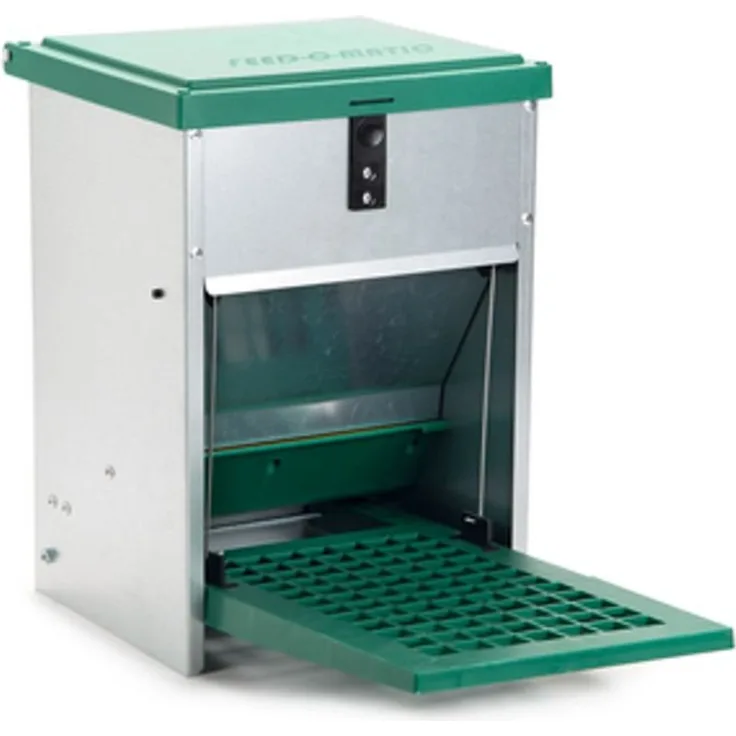 Olba Napf Feedomatic Futterautomat - Huhn - Automatisch - 5kg - UV-beständig - Stabil - 27,5x23x39,5 cm