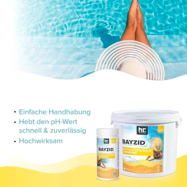 1 x 5 kg BAYZID pH Plus Granulat für den Pool – Bild 4