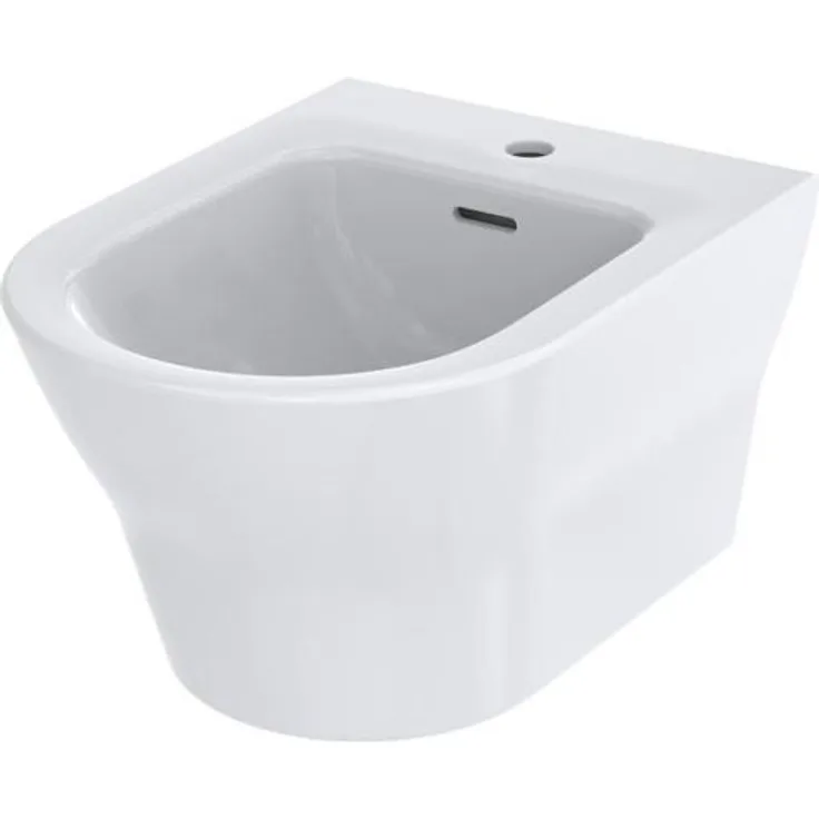 TOTO MH Wand-Bidet mit Hahnloch und Überlauf, weiße Keramik für platzsparende Installation