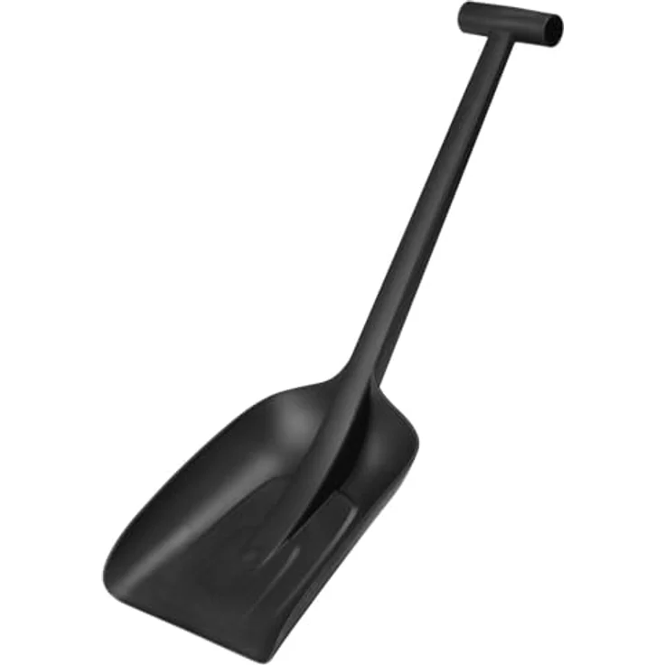 Fiskars Schaufel Solid Autoschaufel, glasfaserverstärkt, ergonomisch geformter Stiel, Schwarz – Bild 2