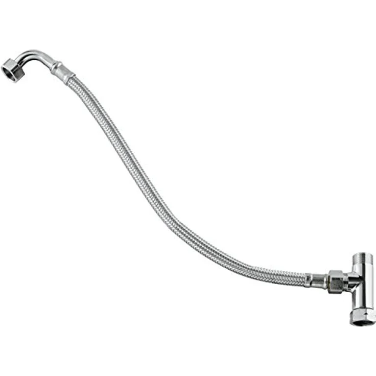 Grohe Grohtherm Micro Spültischarmatur, Anschlussset inklusive flexibler Anschlussschläuche, Chromoberfläche – Bild 1