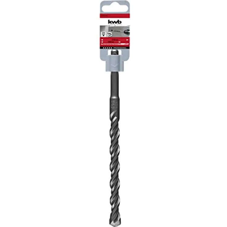 kwb SDS plus HB 44 Hammerbohrer Ø 14,0 mm, Länge 210 mm, hochtemperatur gelötete Hartmetallschneide, PGM-zertifiziert – Bild 1
