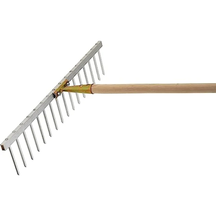 Siena Garden Leichtmetallrechen 62 cm 16 Zinken, verstellbar