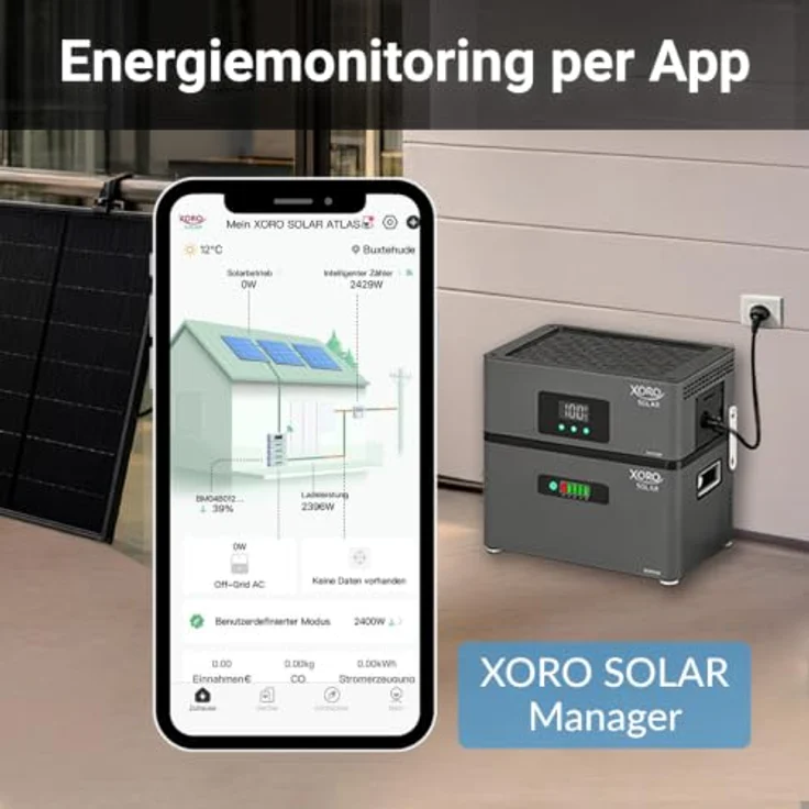 XORO SOLAR ATLAS-E PLUS 4.8 kWh, Hybrid-Energiespeichersystem mit PV-Anbindung und Notstromfunktion – Bild 7