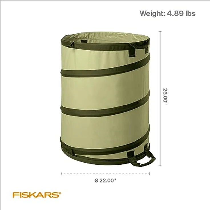 Fiskars Känguru-Gartensack mit harter Unterseite, ca. 18 l – Bild 2