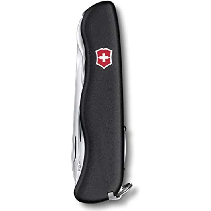 Victorinox, Taschenmesser, Picknicker, 111 mm, schwarz (11 Funktionen, Klinge, Dosenöffner, Schraubendreher 3 mm, Korkenzieher), Feststellklinge – Bild 1