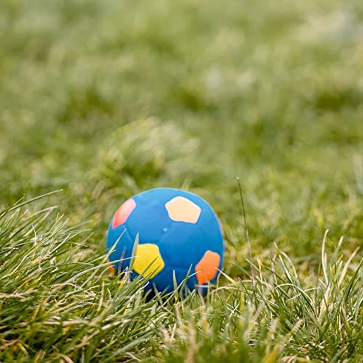 Nobby Latex Fußball, mehrfarbig 12 cm, 1 Stück – Bild 2