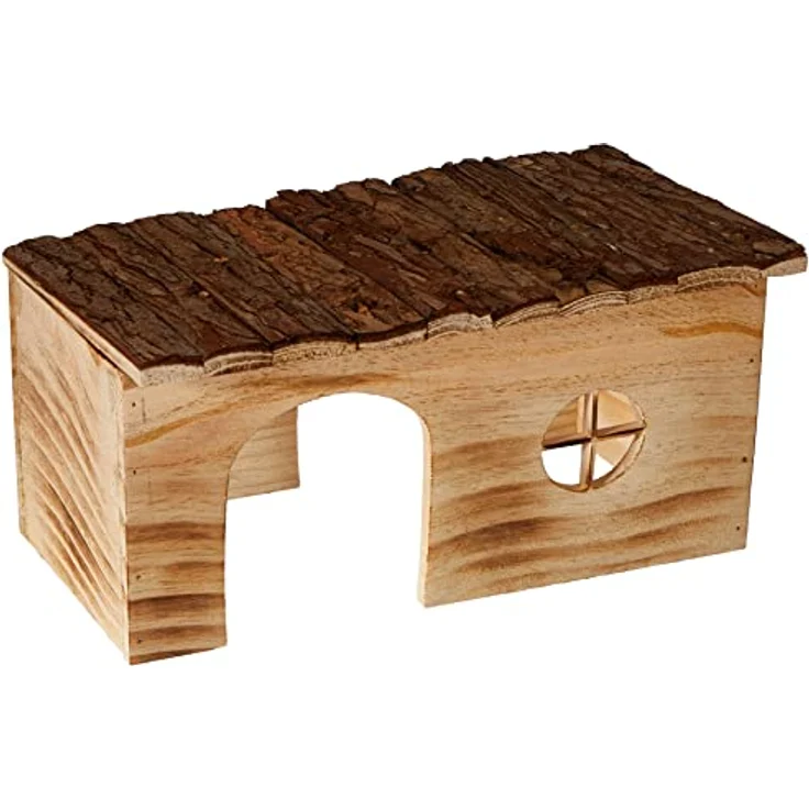 Trixie 61974 Natural Living Haus Grete, geflammt, 35 × 18 × 20 cm – Bild 1