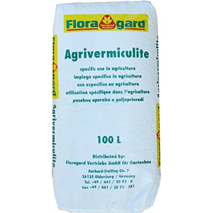 Floragard Vermiculite 100 L Brutsubstrat für Reptilien in Terrarien Abdeckmaterial im Kübel gegen Unkrautbefall und Verdunstung – Bild 1