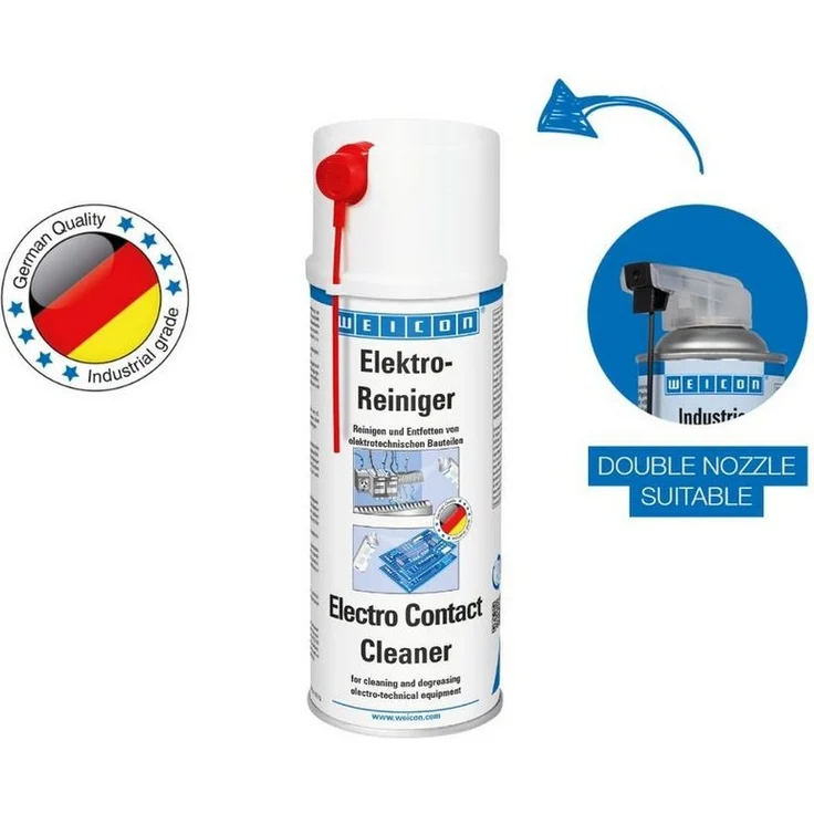 WEICON Elektroreiniger, 400 ml Universalreiniger (Reinigung & Entfettung elektronischen Kontakten aller Art) – Bild 1