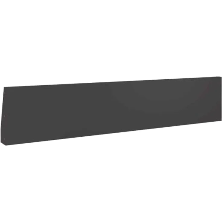 vidaXL Beetumrandung Stützmauer, wetterfeste Stützmauer aus Schwarzstahl, 4-teilig 100 x 12 x 30 cm, modulares Design für flexible Anordnungen – Bild 8