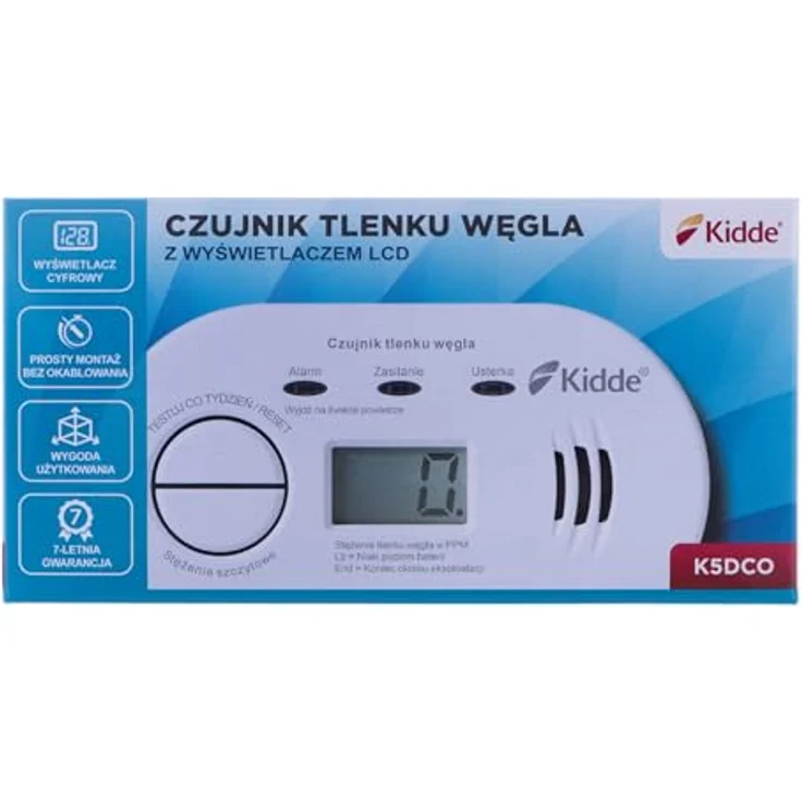 Kidde, Alkoholtester, carbon monoxide detector with screen KIDDE K5DCO – Bild 2