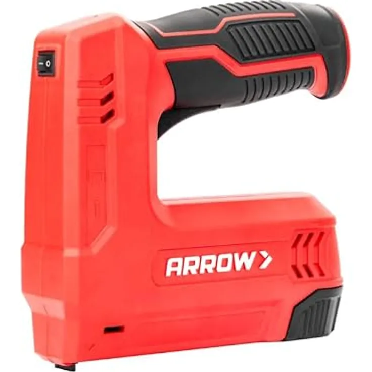 Arrow E21 819158 Akkutacker, kompakter Akku-Tacker für Heimwerker mit bis zu 1.000 Schüssen pro Akkuladung
