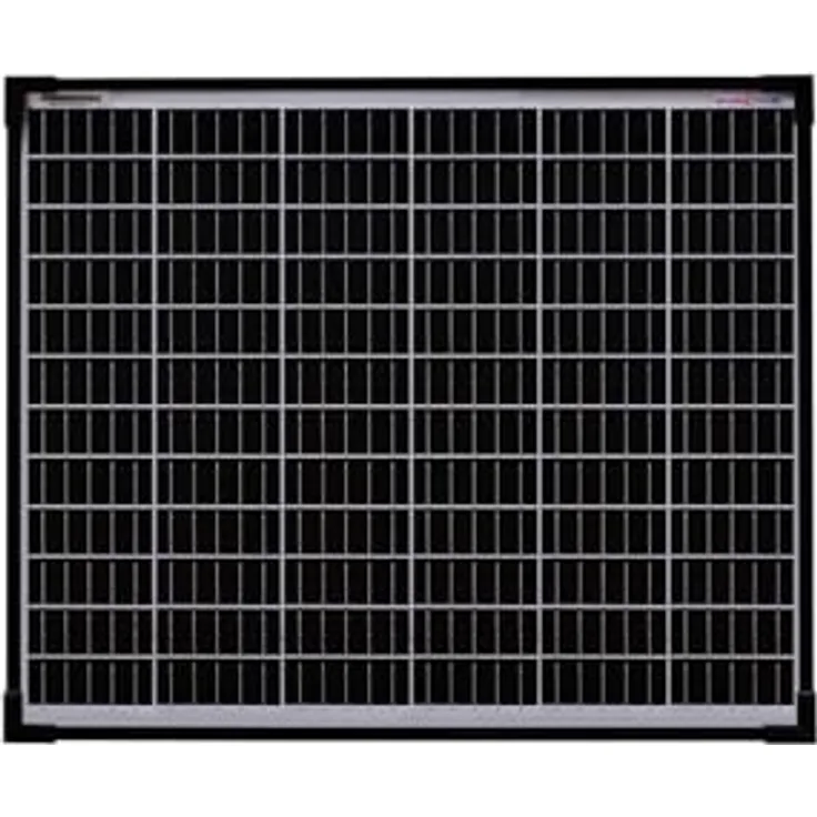 EnjoySolar enjoy solar® Solarpanel monokristallines Solarmodul 50W 36V, Schwarzer Rahmen, 182mm PERC-Zellen, Wirkungsgrad über 23,1%