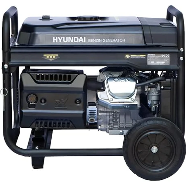 HYUNDAI Benzin Generator HY8500LEK-T / HY10100LEK-T, 7.7 kW, Elektrostart, 1 x 230V + 1 x 400V, 16.3 PS, luftgekühlt – Bild 7