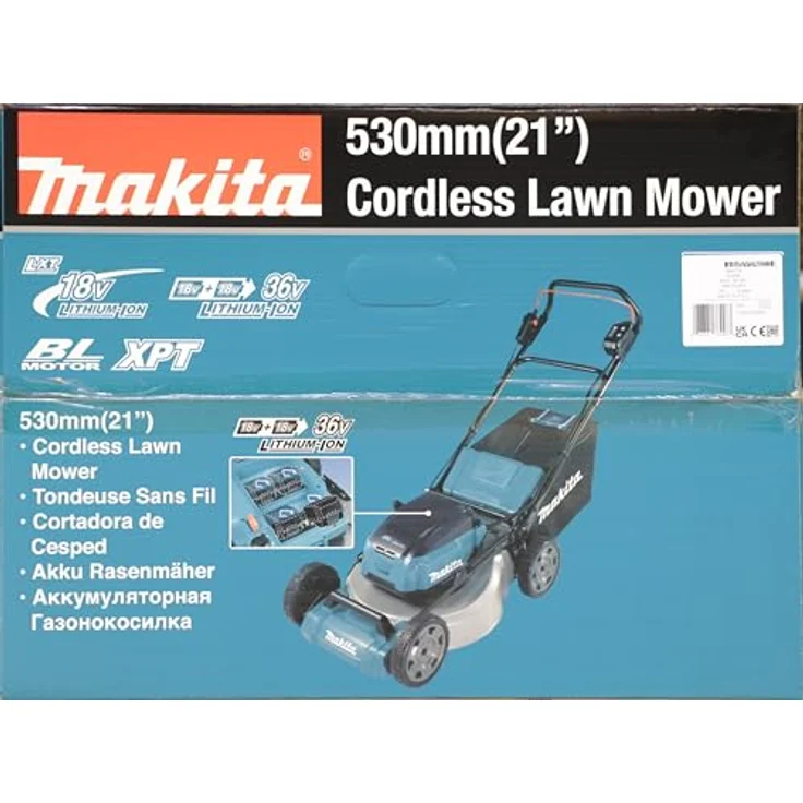Makita DLM534Z Akku-Rasenmäher 2x18V (ohne Akku, ohne Ladegerät) – Bild 22