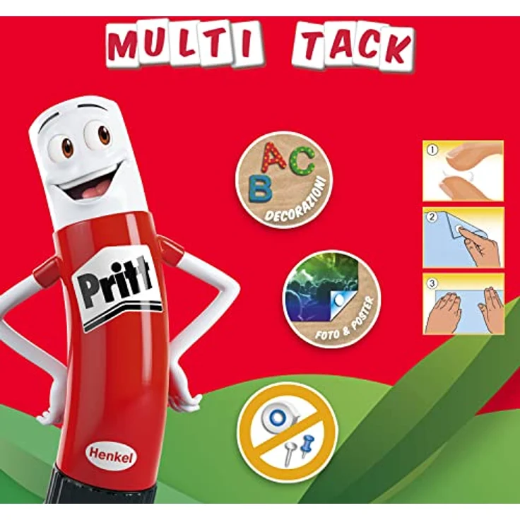 Pritt 1444967 multi tack Blister Universal Klebepads, Havanna – Bild 5