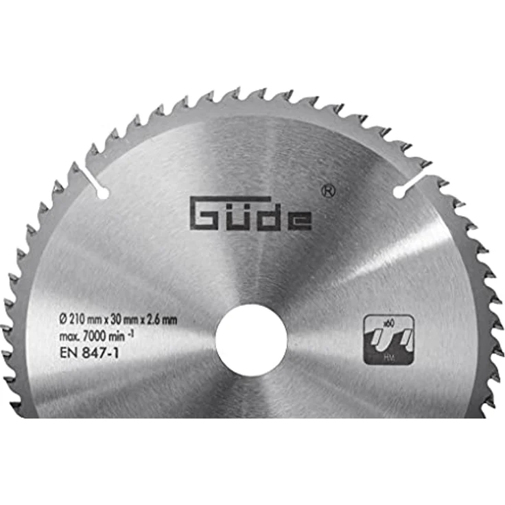 Güde Carbide Sägeblatt 210 x 30 mm mit 60 Zähne – Bild 5