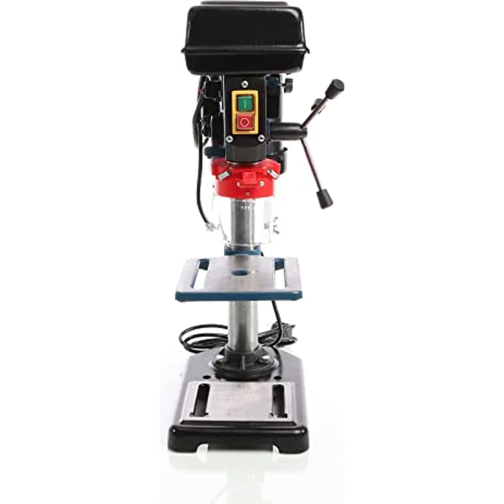 XPOtool Tischbohrmaschine 500 W, Standbohrmaschine mit Laser, 1,5-16 mm Bohrfutter und 500-2500 U/min, Säulenbohrmaschine Ständerbohrmaschine, vielseitige Drehzahlregulierung, innovatives Laserführungssystem – Bild 5