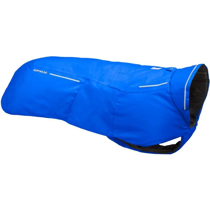 Ruffwear Hundemantel Hundejacke Vert Jacket Blue Pool, wasserdicht und winddicht, bauschige Wärme, hohe Sichtbarkeit