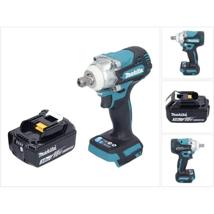 Makita DTW 301 F1 Akku Schlagschrauber 18 V, 330 Nm, Brushless, mit 1x 3,0 Ah Akku, ohne Ladegerät