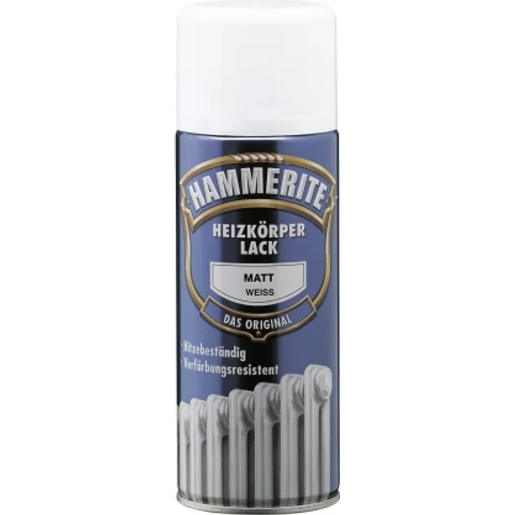 Hammerite Heizkörperlack Weiß Matt 400 ml Lack Spray Nr. 5087673