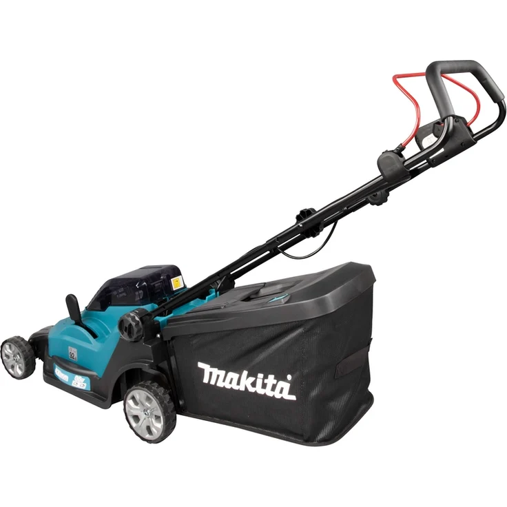 Makita DLM432PT2 Akku-Rasenmäher 2x 18 V / 5,0 Ah, mit 2 Akkus + Doppelladegerät, Schnittbreite 43cm – Bild 4