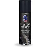 Dr. Wack - S100 High End Kettenspray 300 ml I Premium Motorrad-Kettenöl für extreme Belastungen I Kettenspray für alle Motorräder I Hochwertige Motorradpflege – Made in Germany, schwarz