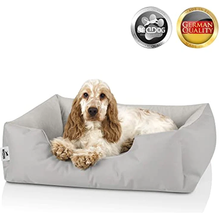 BedDog Hundebett Zara, Hundekissen mit abziehbaren waschbaren Bezug, Hundekorb, Hundesofa, für kleine Hunde, S – Bild 4