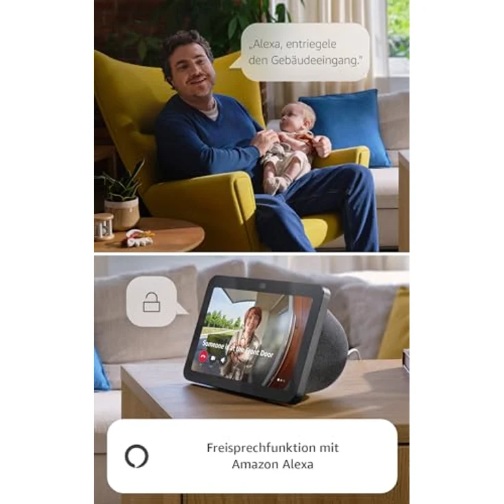 Ring Intercom Video (2025), intelligente Türsprechanlage mit Video-Streaming, Sprachsteuerung über Alexa, virtuelle Schlüssel und Fernzugriff, zur Selbstinstallation – Bild 5