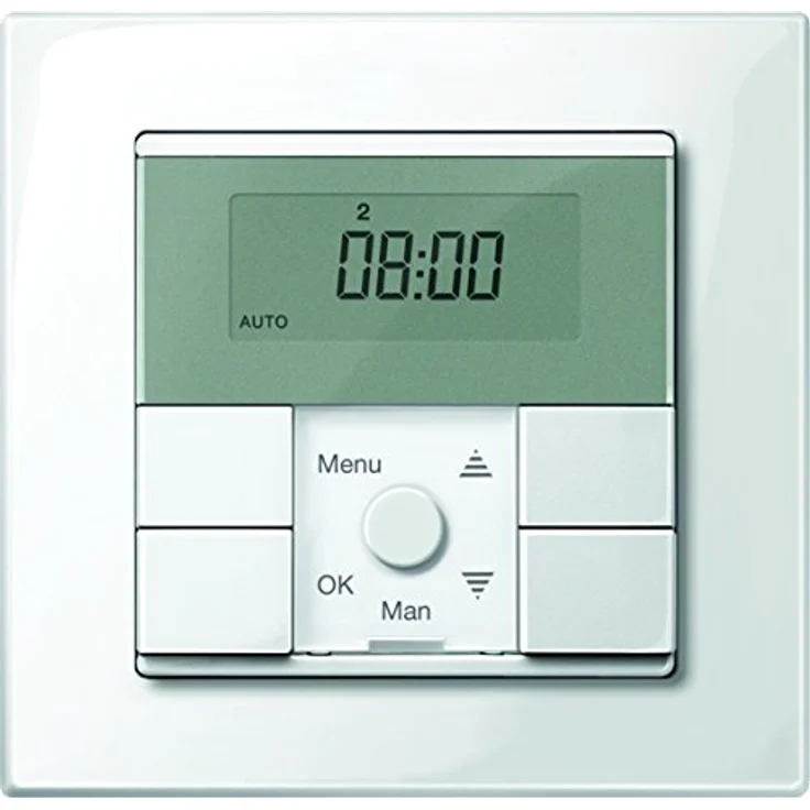 Merten & Storck Zeitschaltuhr MEG5755-0319, polarweiss glänzend, für System M mit Astrofunktion und programmierbaren Schaltzeiten – Bild 2