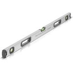 STAHLWERK Wasserwaage W-1000 ST aus Aluminium 1000 mm Länge magnetische Richtwaage, UV-resistent, IP54 staub- und spritzwassergeschützt