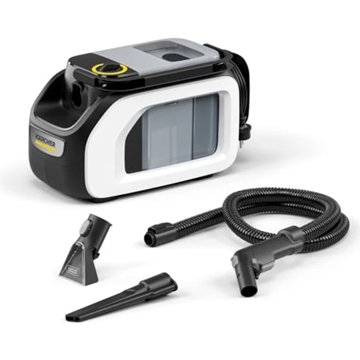 Kärcher Waschsauger SE 3 Compact, 500 W, 1,7 l, 2,76 m2, 4,1 kg, Sprühsaugschlauch, Weiß – Bild 1
