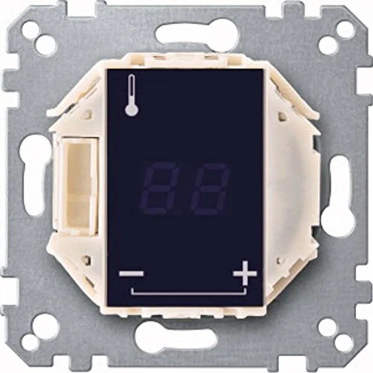 Schneider Electric Merten Universal Temperaturregler-Einsatz MEG5775-0000, Touch-Display, Unterputz, programmierbar für Heiz- und Kühlsysteme