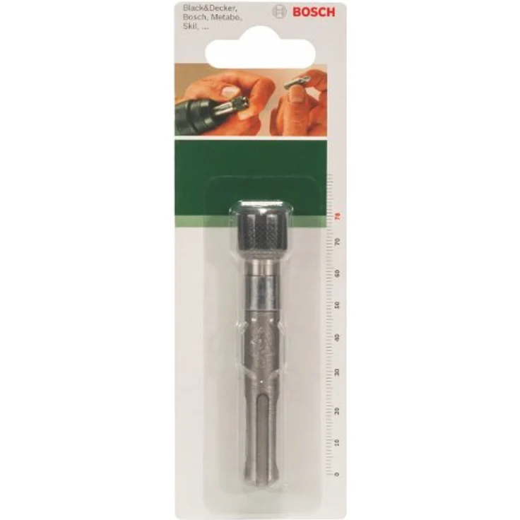 Bosch 2609255903 DIY Universalhalter 78 mm SDSplus Aufnahmeschaft mit Dauermagnet, mit Sprengring – Bild 3