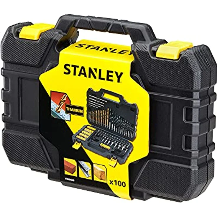 Stanley Fatmax 100-teiliges Bit- und Bohrer-Set STA88548, Set für Holz, Stein und Metall in praktischem Koffer – Bild 2