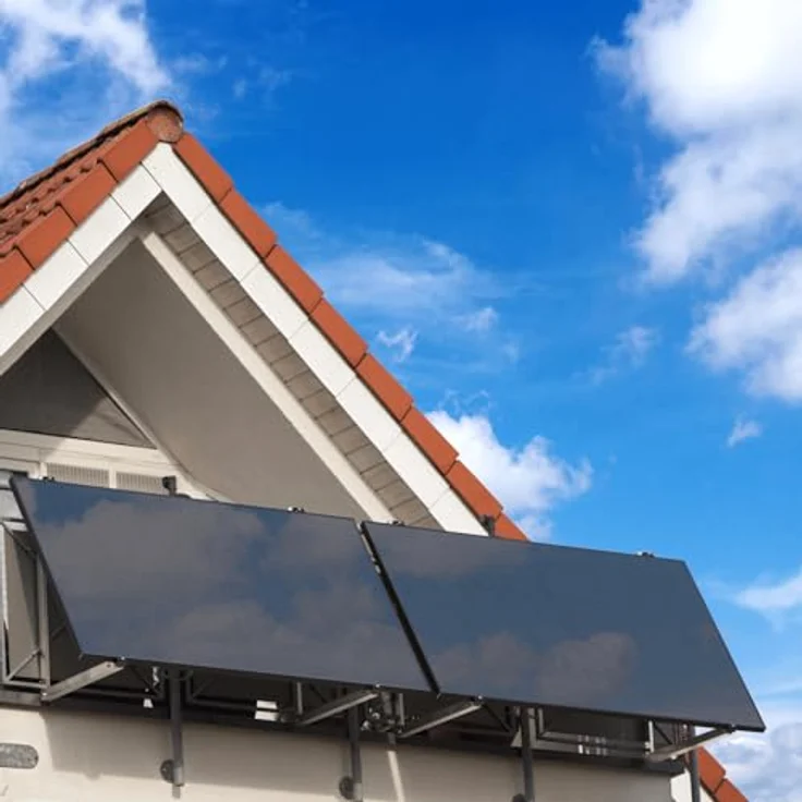 SUNNIVA® 1000W Balkonkraftwerk MARSTEK B2500-D, Bifaziales Fullblack Komplettset mit 2x 500W N-Type Glas-Glas Modulen und 2,24 kWh Speicher – Bild 2