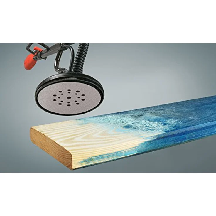 kwb Quick-Stick Schleifgitter-Scheibe K 80 – für Langhalsschleifer, 225 mm Ø, aus Fiberglas, gelocht mit Klett (5 Stk.) - Preisvergleich – Bild 4