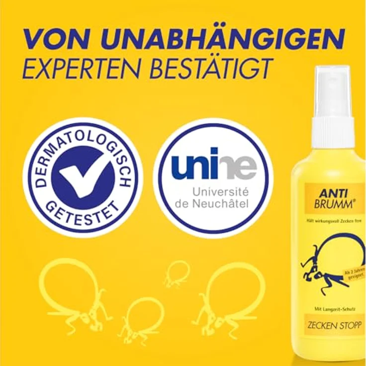 HERMES Arzneimittel GmbH ANTI-BRUMM Zecken Stopp Spray, 150 ml, schützt bis zu 8 Stunden vor Zecken – Bild 3