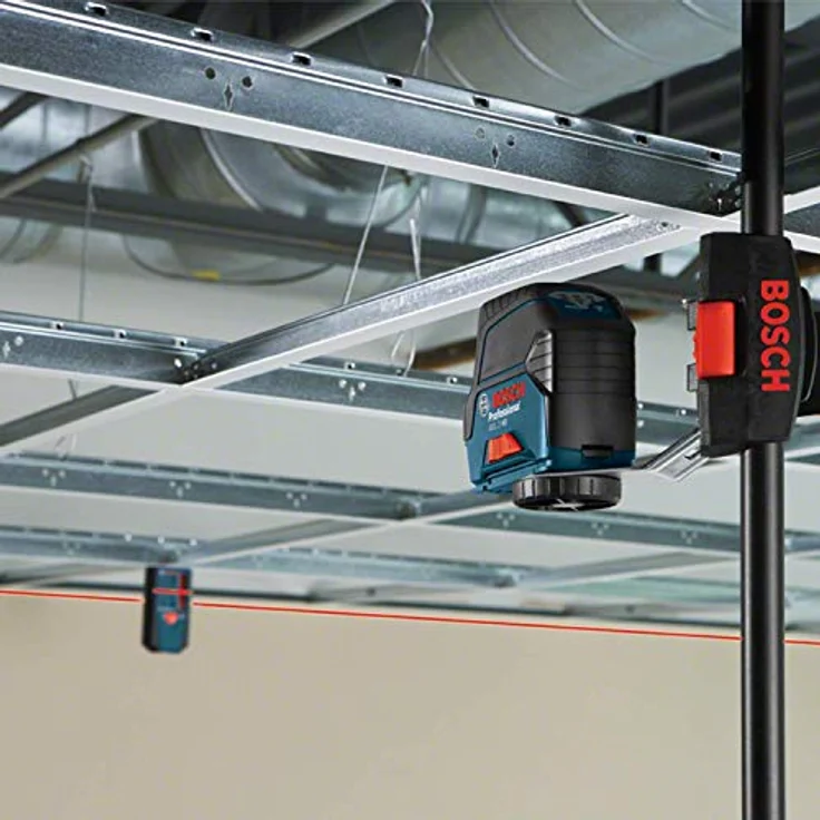 Bosch Professional 12V System Linienlaser GCL 2-50 C (1x Akku 12V + Ladegerät, roter Laser, Innenbereich, mit App-Funktion, Halterung, Klammer, Arbeitsbereich: bis 20 m, in L-BOXX) – Bild 5