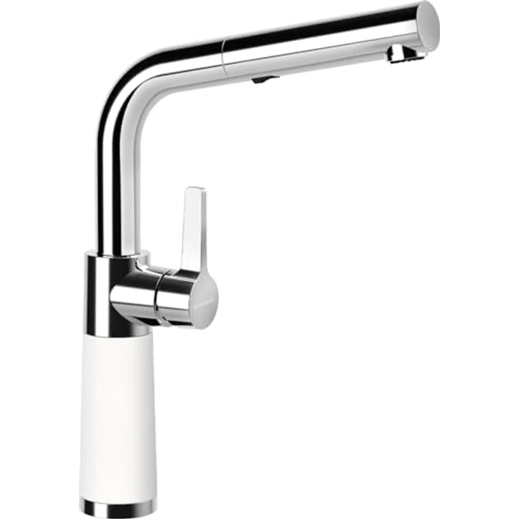 Schock Küchenarmatur SC-540 SB, ausziehbar mit Strahl-Brause, Rückflussverhinderer, Schwenkbereich 120°, ergonomisches Design aus Quarzkomposit – Bild 1