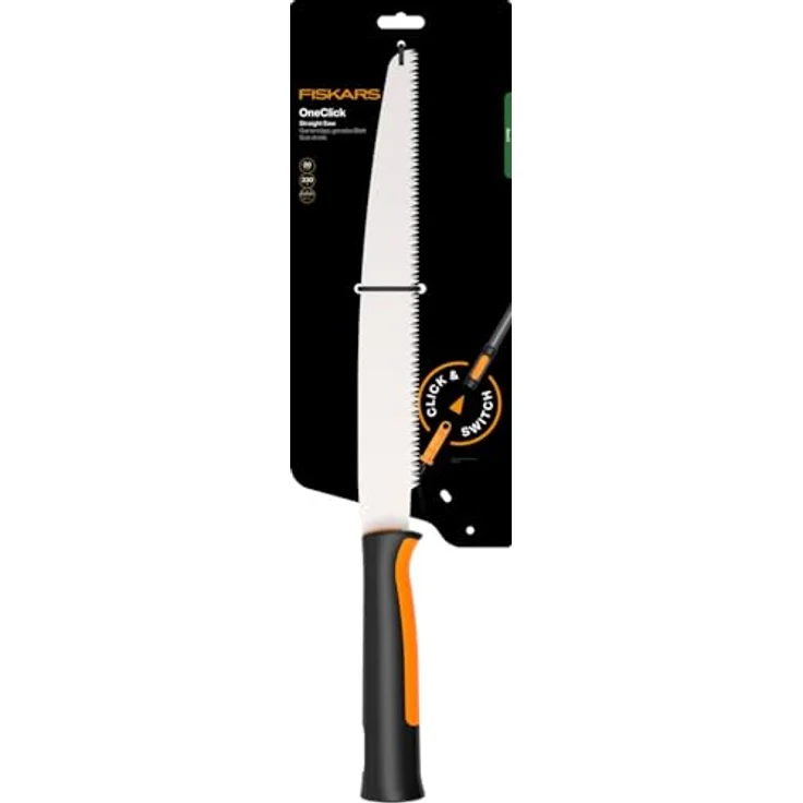 Fiskars Gartensäge OneClick, Handsäge mit gehärtetem Stahlblatt und ergonomischem Design für präzise Schnitte – Bild 7