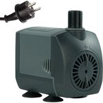 KERRY ECO Salz-Wasserpumpe KEP750N – 700 L/H | nur 10 Watt | 10m Kabel | 140 cm Förderhöhe | schwarz/graue Teichpumpe/Aquariumpumpe/Springbrunnen-Pumpe