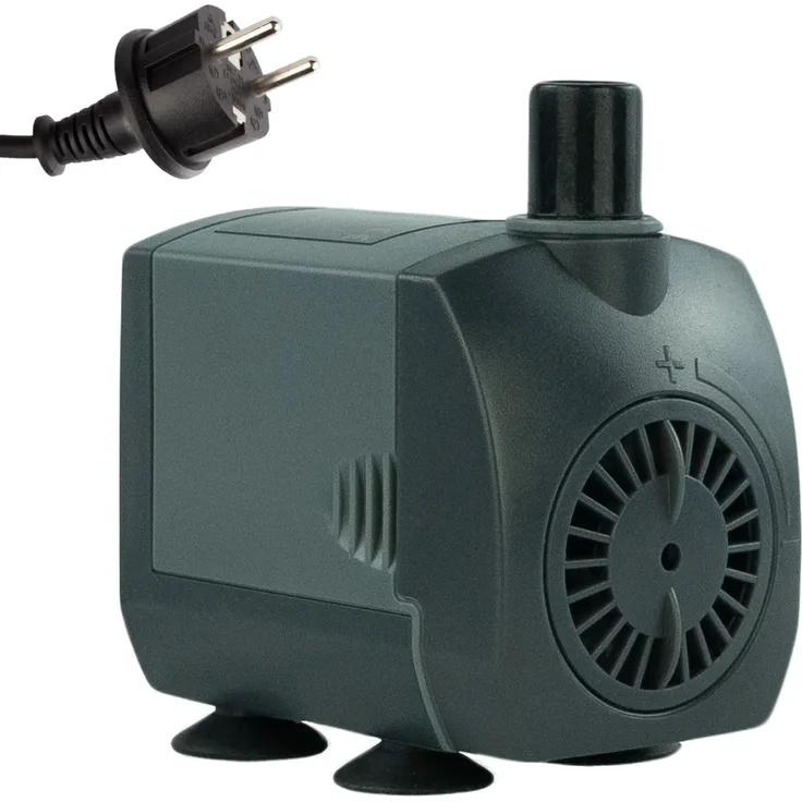 KERRY Salz-Wasserpumpe KEP750N – 700 L/H | nur 10 Watt | 10m Kabel | 140 cm Förderhöhe | schwarz/graue Teichpumpe/Aquariumpumpe/Springbrunnen-Pumpe
