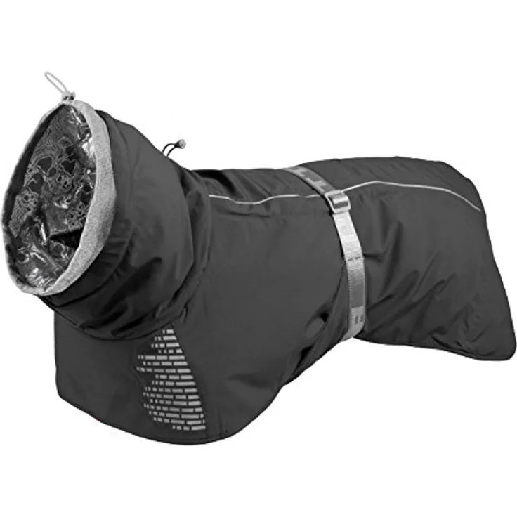 Hurtta Extreme Warmer Hundemantel, Winterjacke für Hunde, Dunkelgrau 30cm