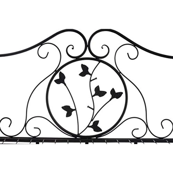 CLP Spalier Standregal Arona - Landhausstil, pulverbeschichtetes Eisen, 158 cm hoch – Bild 9