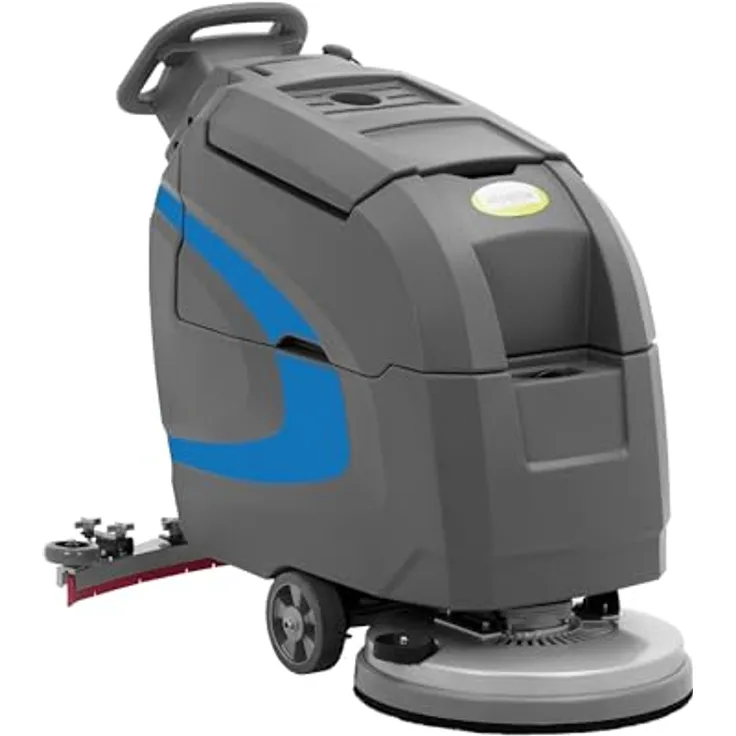 Ulsonix Akku Scheuersaugmaschine, handgeführte Kehrmaschine mit 85 cm Arbeitbreite, für Flächen bis 2000 m²/h