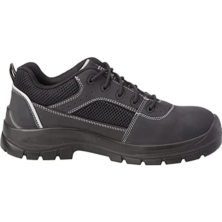 Skechers Trophus Arbeitsschuh, Herren Sicherheitsschuh mit Stahl-Zehenkappe und Memory Foam Einlegesohle, schwarz – Bild 6